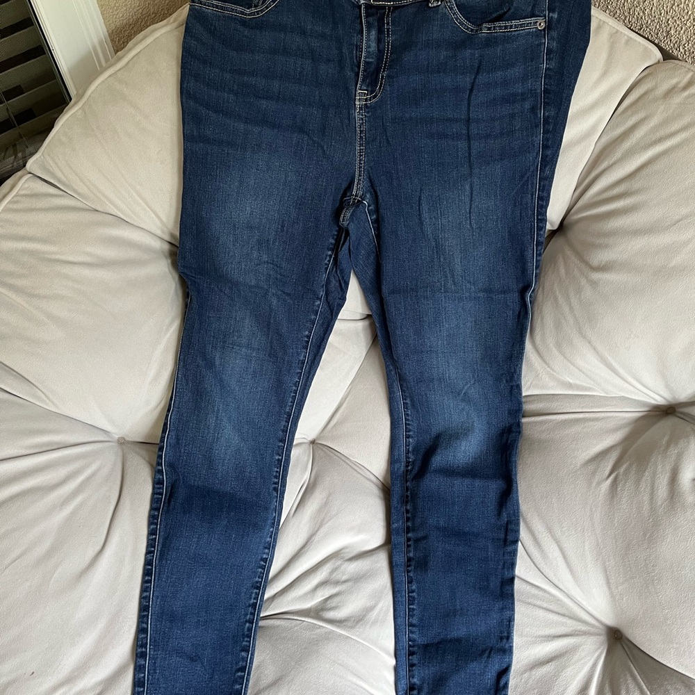 Torrid Blue Skinny Jeans Modern Fit